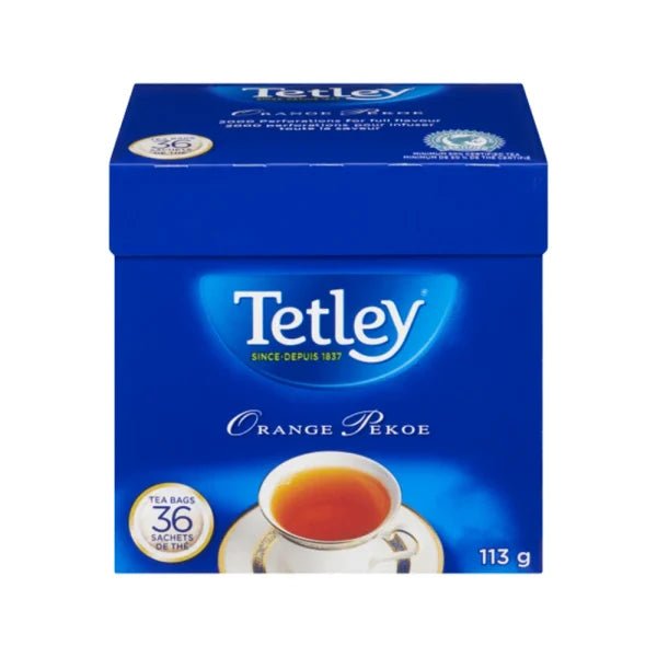 Tetley Orange Pekoe Tea 36's (113g) - Brandco Direct Inc