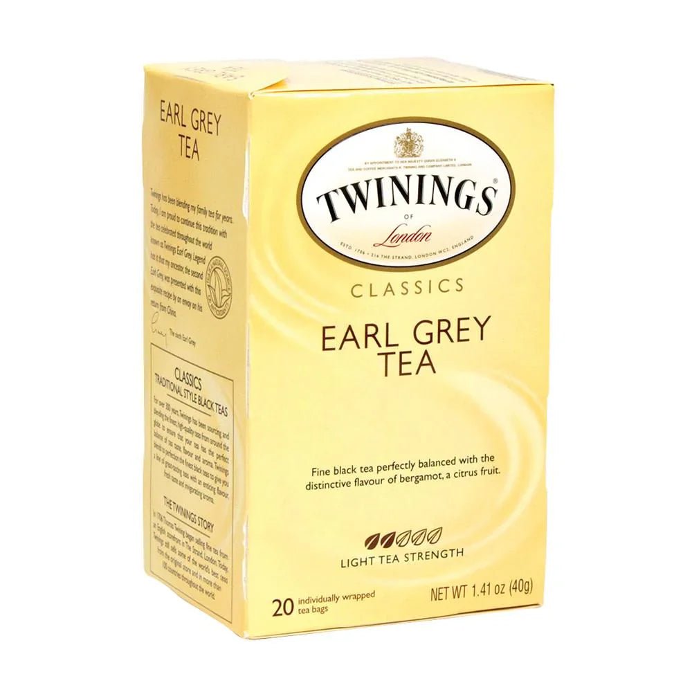 Twinings Earl Grey Tea 20s (40g) - Brandco Direct Inc