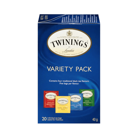 Twinings Variety Pack Assortiment Tea 20s (40g) - Brandco Direct Inc