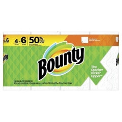 Bounty 厨房纸 全尺寸 4 大卷=6 卷