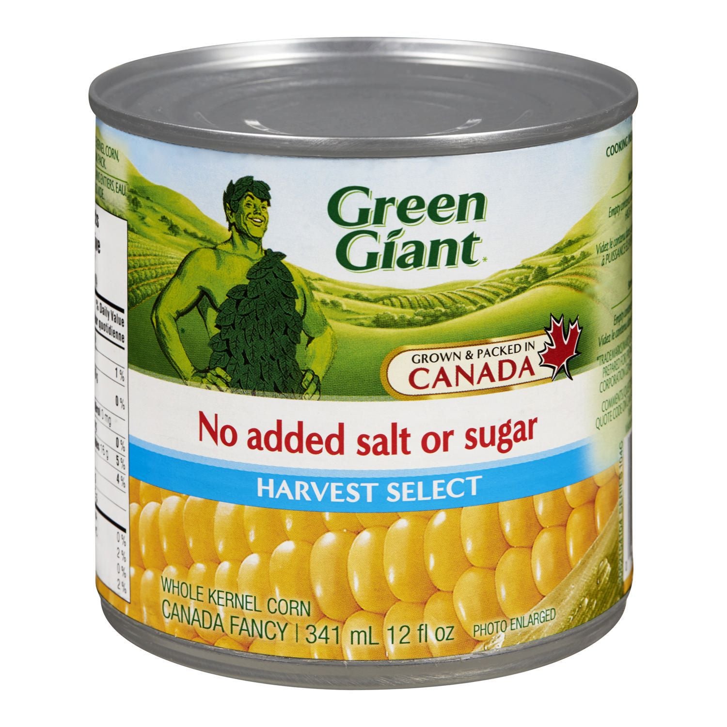 Maïs de récolte sans sel ni sucre Green Giant 341 ml