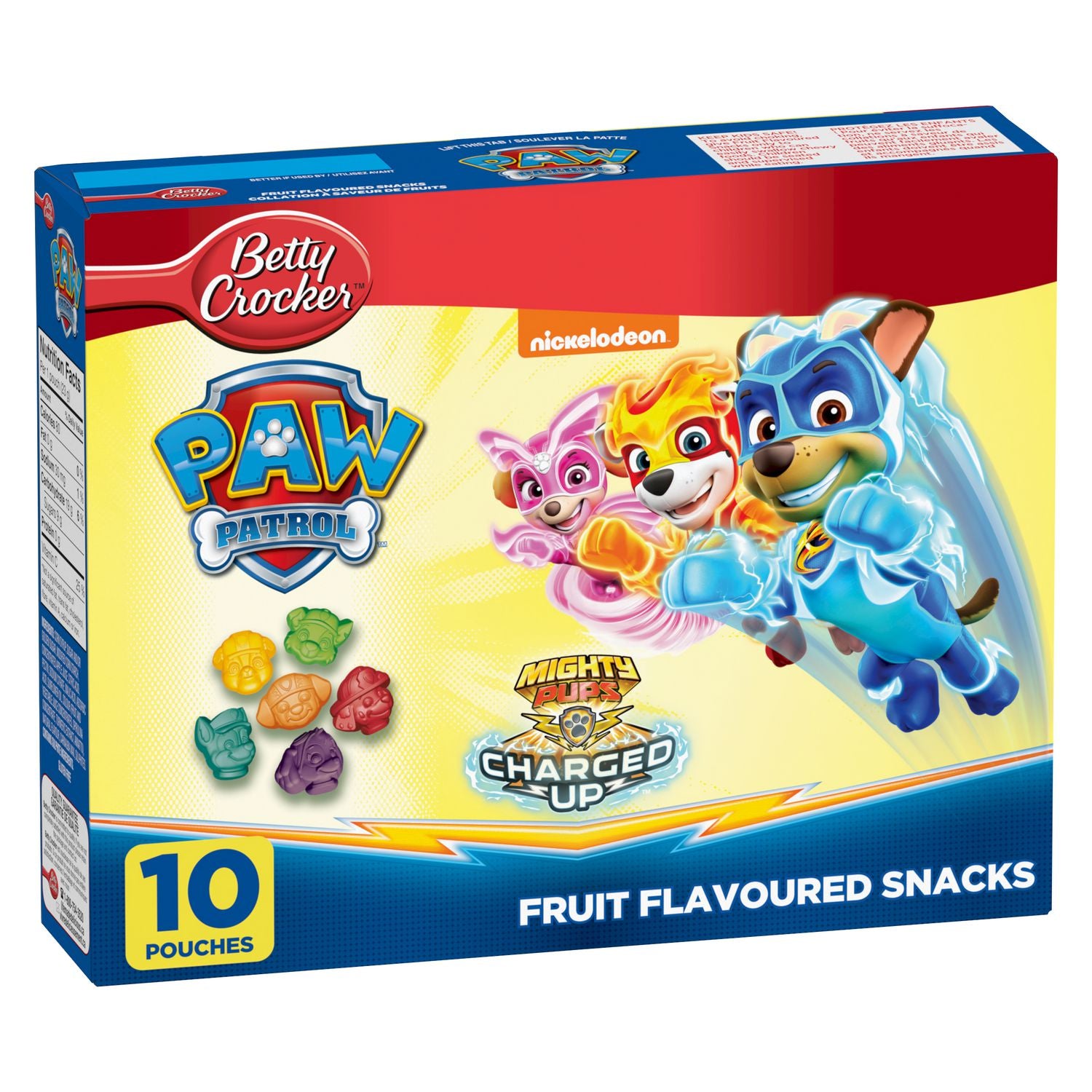 Collations aux fruits Betty C Paw Patrol 10 ct (226 g)