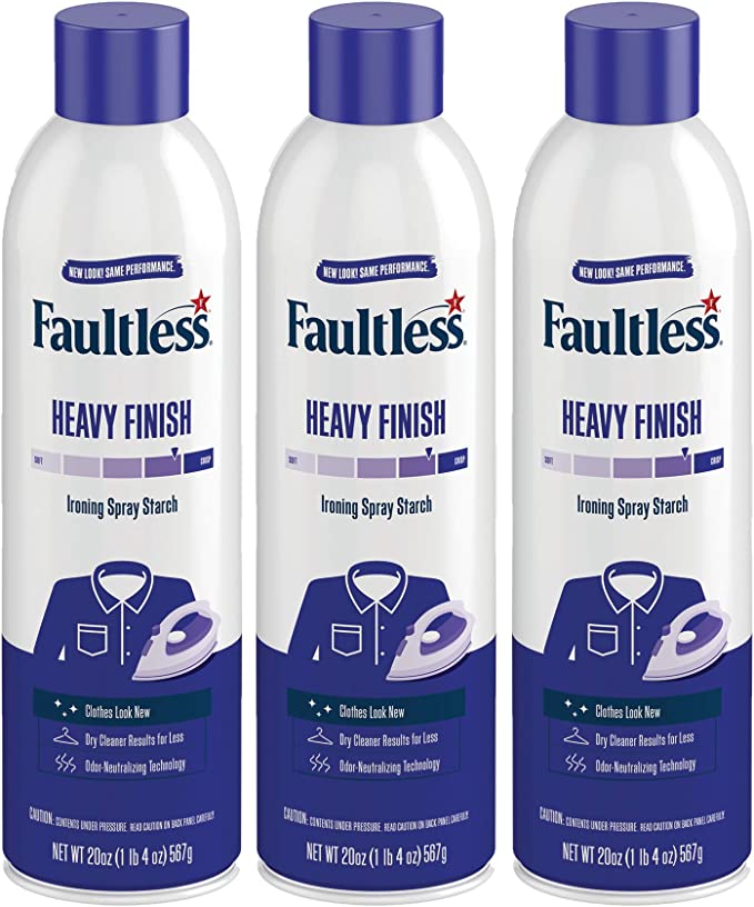 Faultless Heavy Finish Ironing Spray Starch (567g)