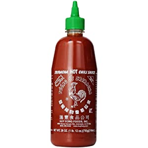Sauce pimentée piquante Sriracha de Huy Fong (714 ml)
