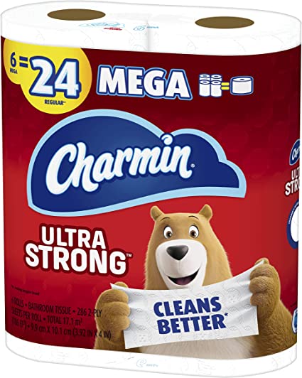 Papier hygiénique ultra doux Charmin 2 plis 6MR=24R (264S)