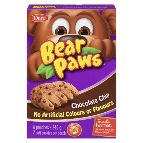 Dare Bear Paws Chocolate Chip (240g)