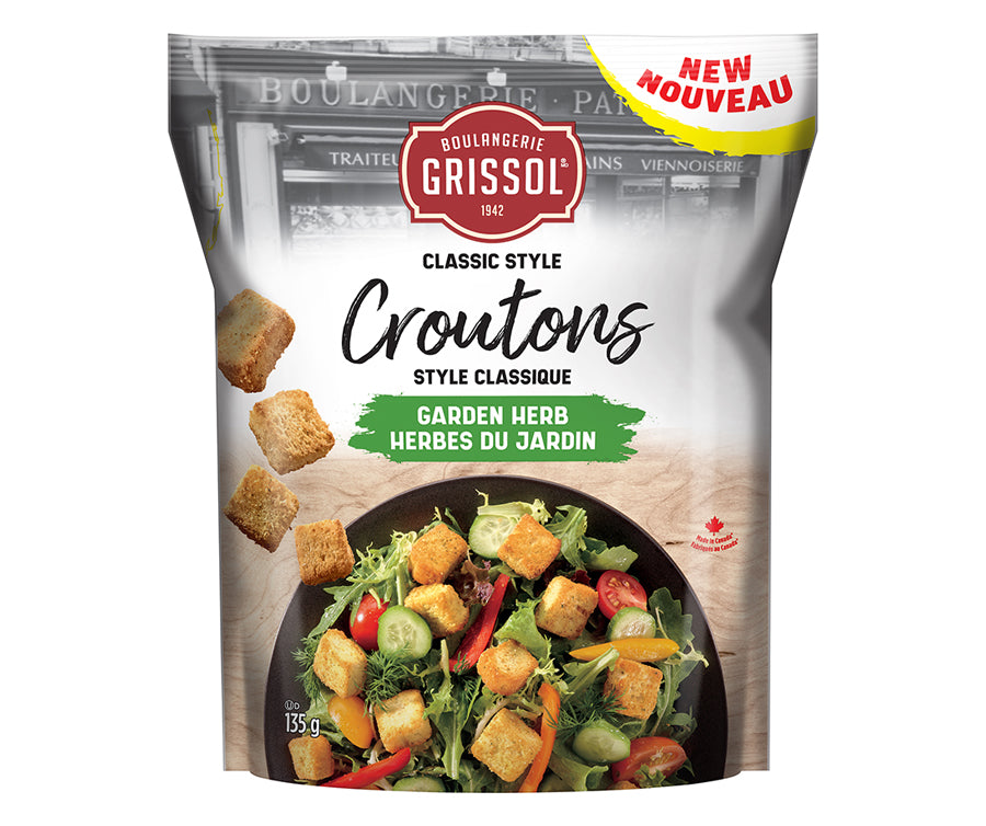 Osez les croûtons classiques du jardin et des herbes (135 g)