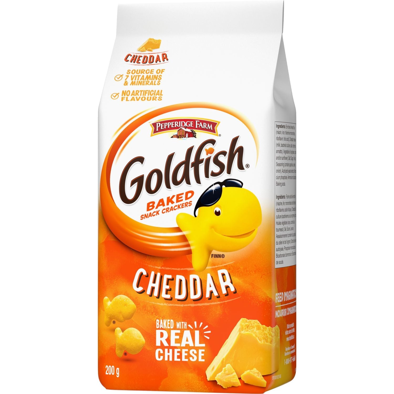 Goldfish Baked Snack Crackers Cheddar (200g)