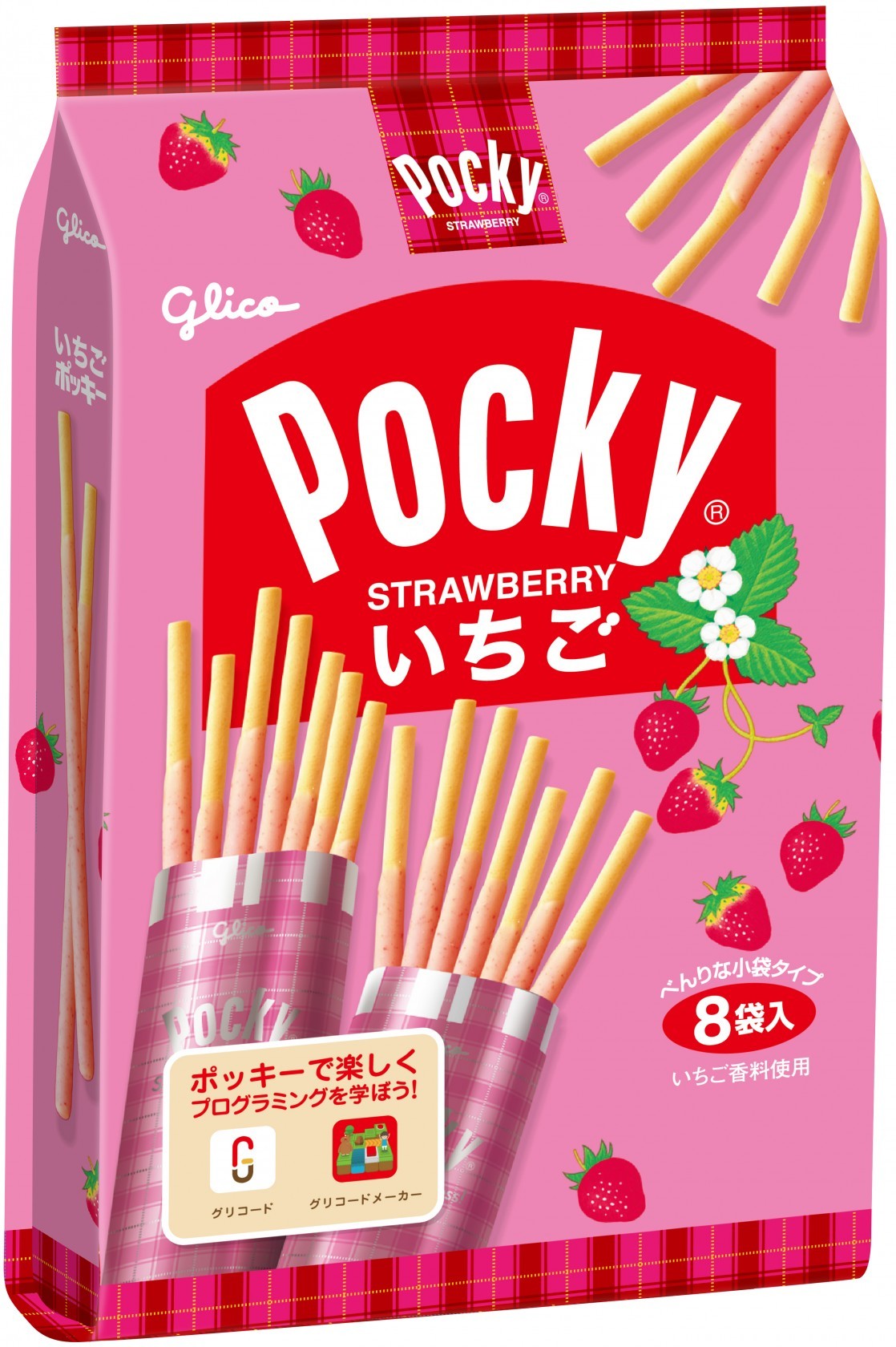 Glico Strawberry Pocky (142g)