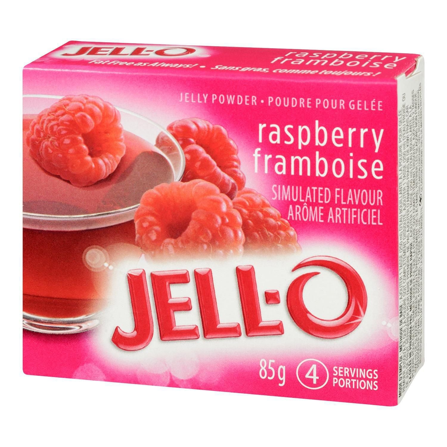 Poudre pour gelée Jello Framboise (85g)