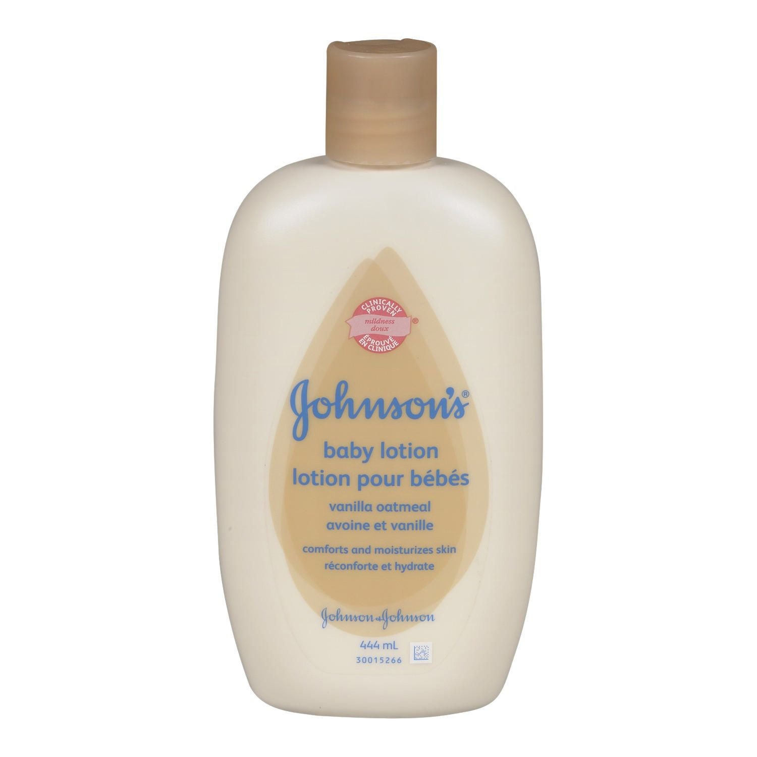 Lotion pour bébé à l'avoine et à la vanille de Johnson's (444 ml)