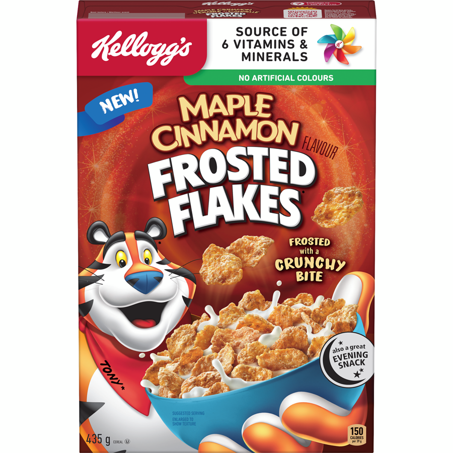 Kellogg's Frosted Flakes Maple Cinnamon (435g)