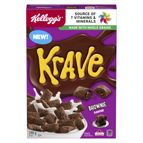 Kellogg's Krave Brownie Cereal (298g)