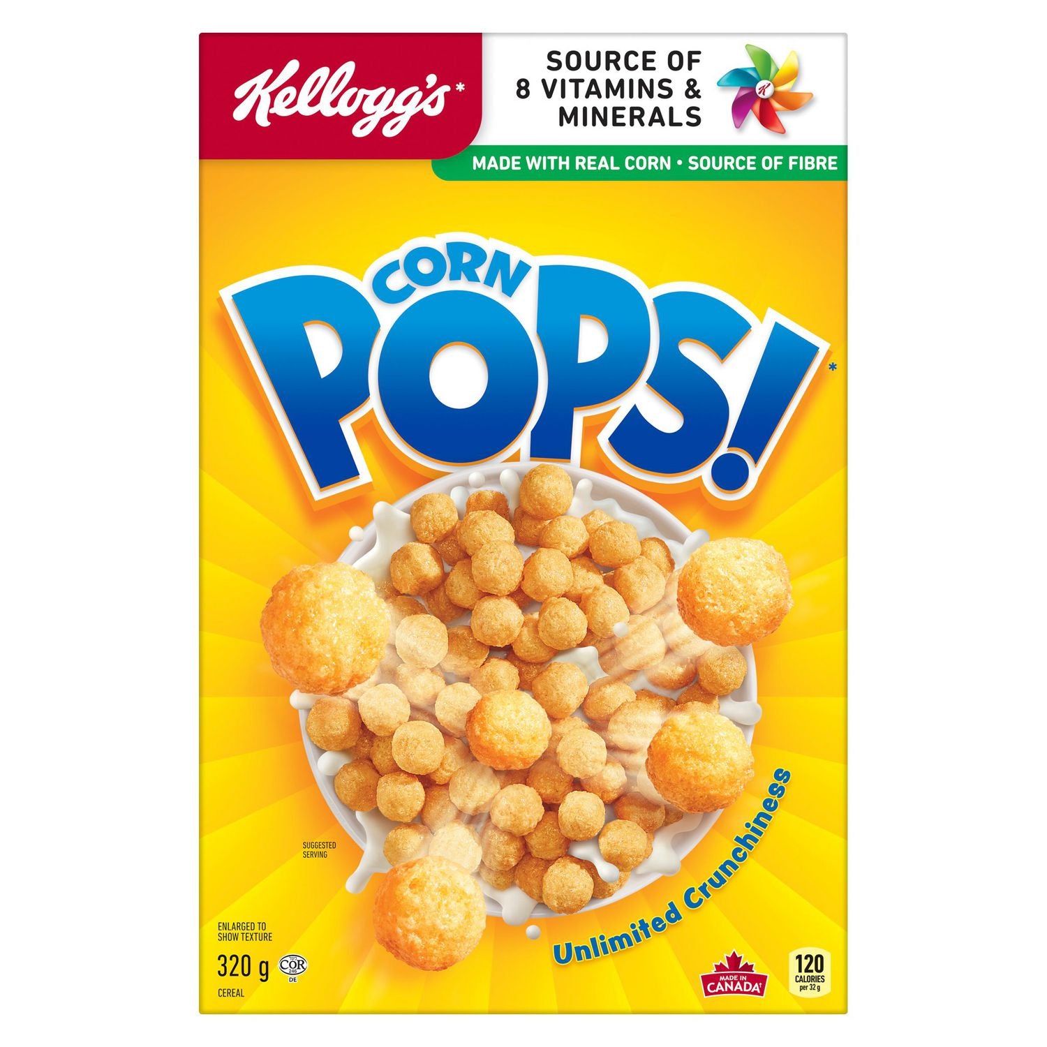 Kellogg's Corn Pops Cereal (320g)