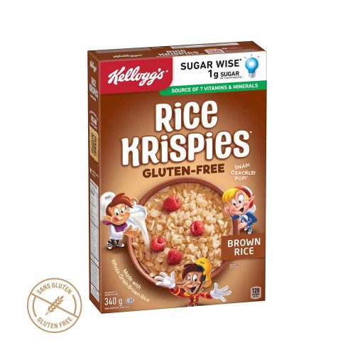 Kellogg's Rice Krispies Brown Rice Glut Fre (340g)