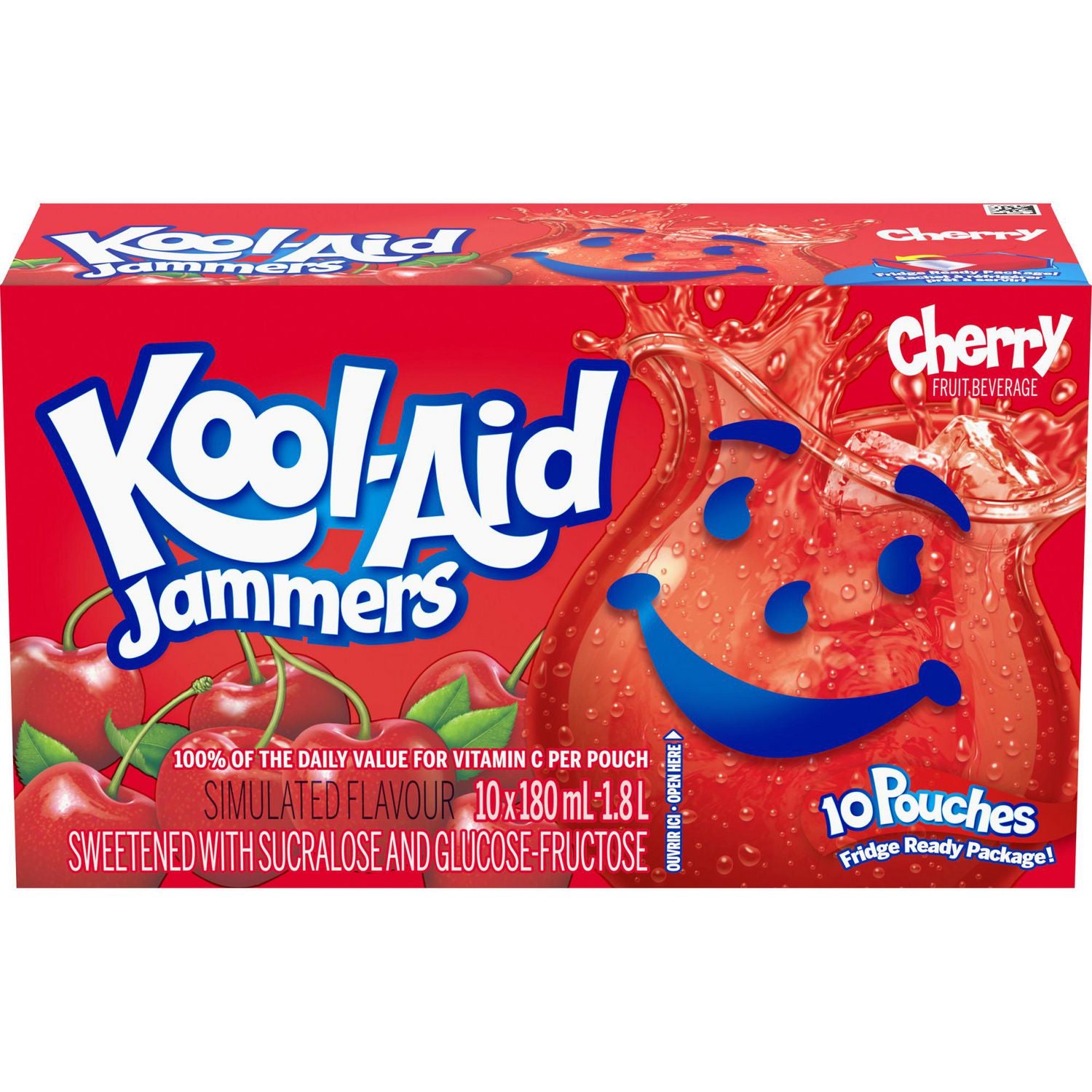 Kool-Aid Jammers 樱桃味 (10x180ml)