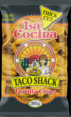 La Cocina Taco Shack-Thick Cut Chips (360g)