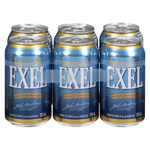 Molson Exel Non Alcoholic Beer Cans (355ml)