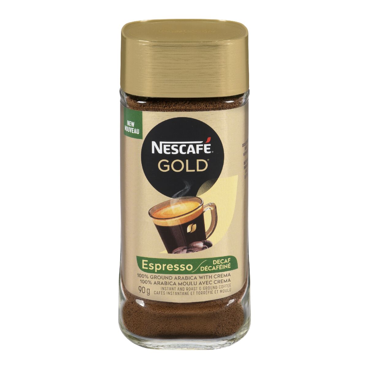 Espresso décaféiné Nescafé Gold (90 g)