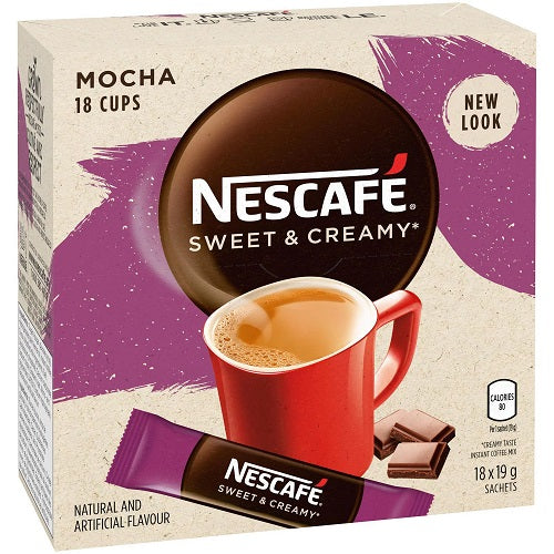 Café moka doux et crémeux Nescafé (18x19g)