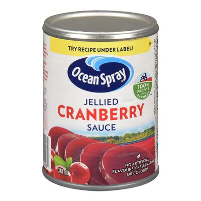 Sauce aux canneberges gélifiée Ocean Spray (348 ml)