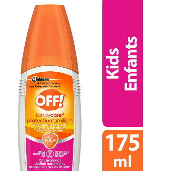 Off! Familycare Insect Repellent Spray for Kids(175ml) | Brandco Direct Inc