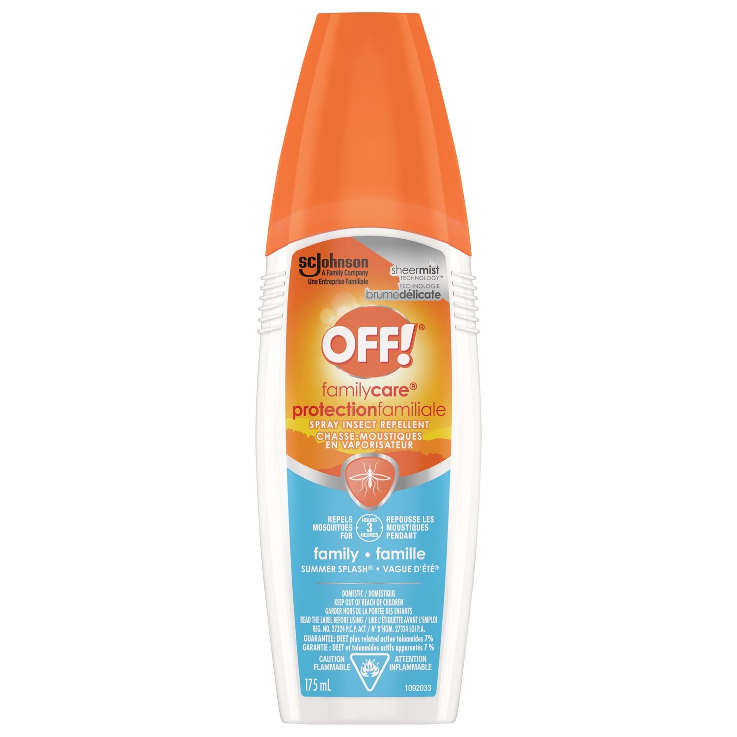 Off! Family Care Summer scent Insect repellent Spray Sports(175ml)