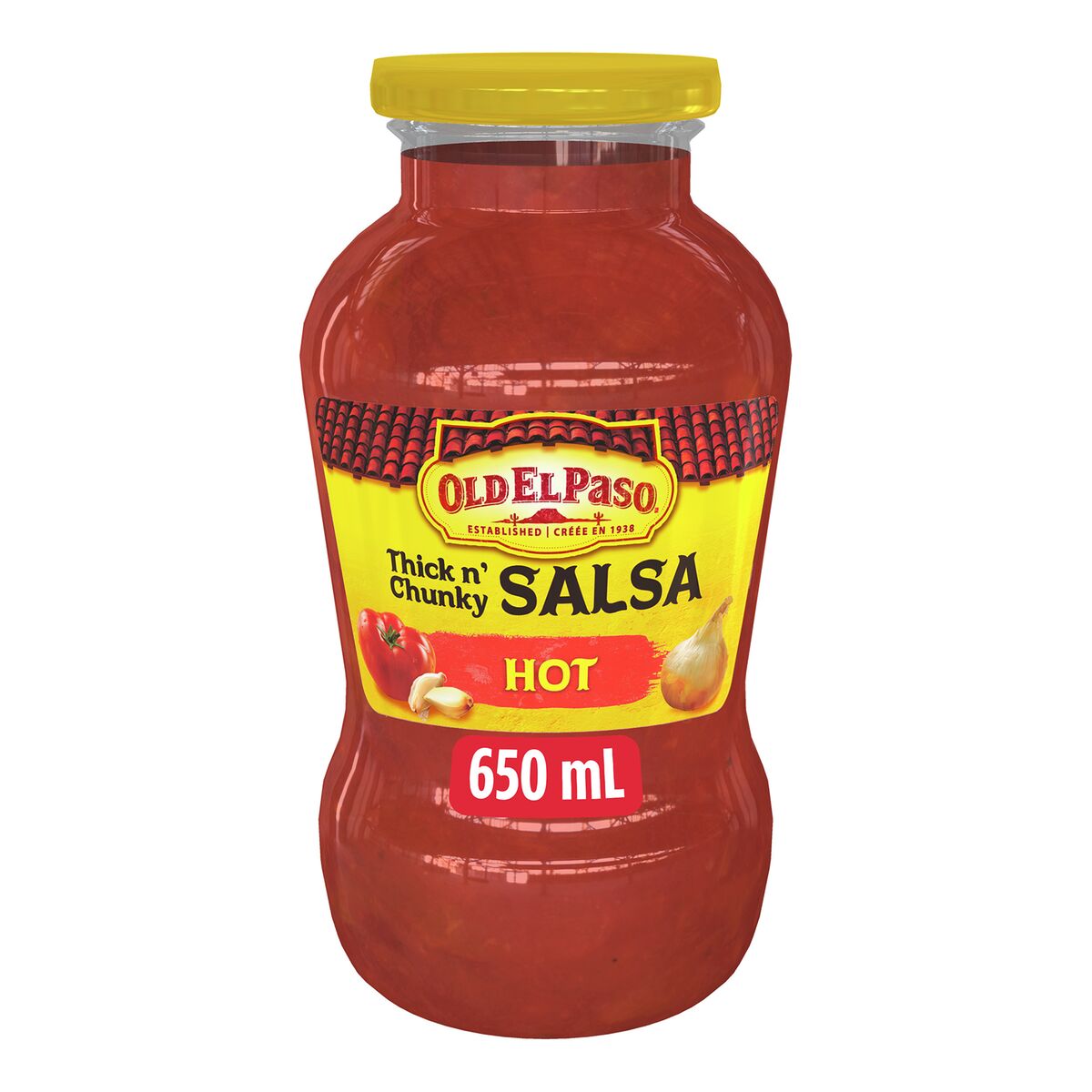 Old El Paso Salsa Hot Thick N Chunky (650ml)