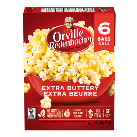 Orville Redenbacher's Popcorn Extra Buttery (492g)