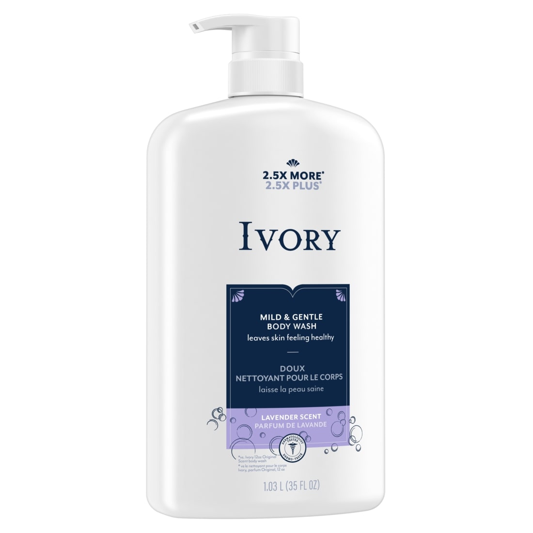 Ivory Gel douche doux et délicat à la lavande (1,03 L)