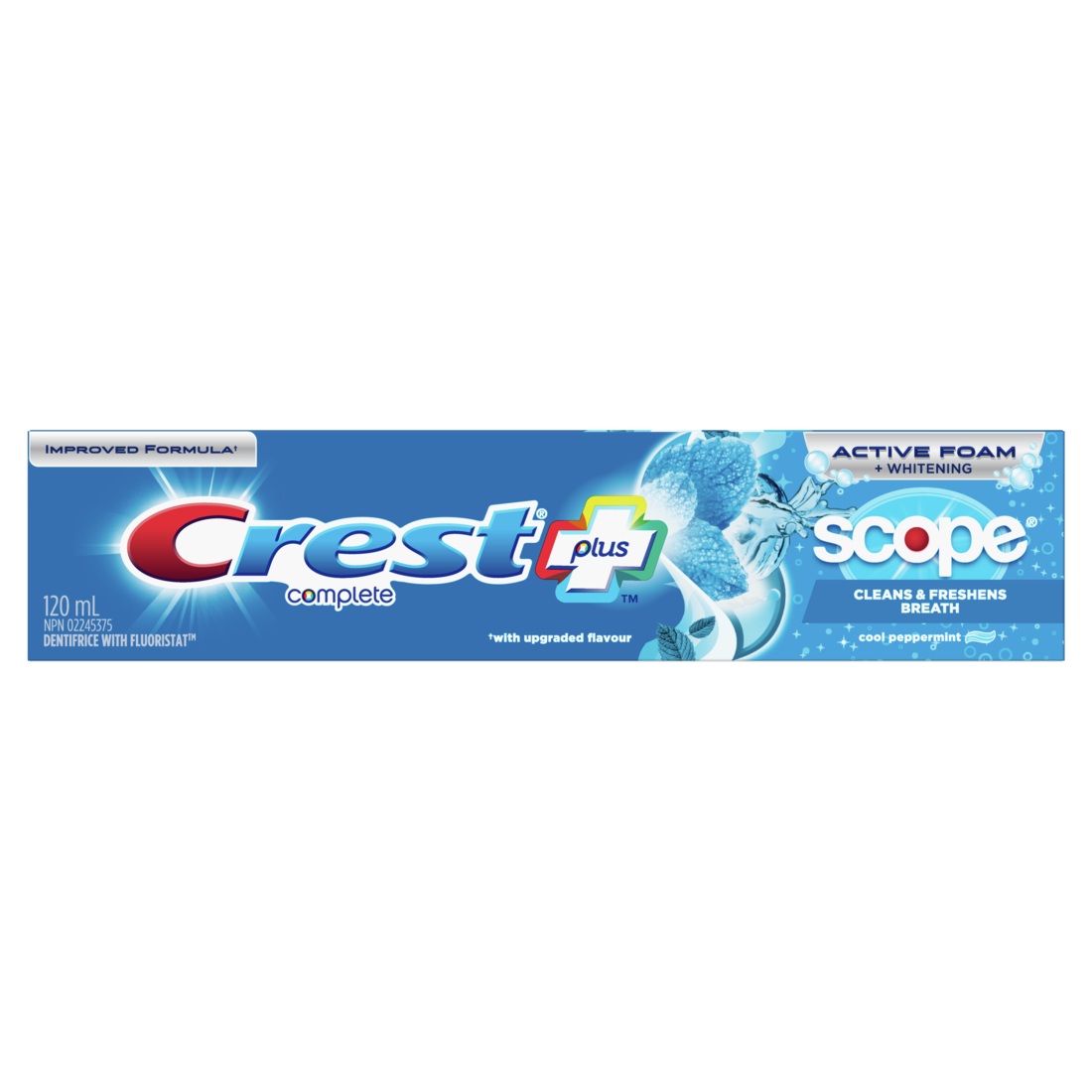 Crest Complete Whitening+Scope Peppermint (120ml)