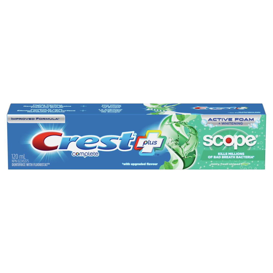 Crest Complete Whitening+Scope Minty Fresh(120ml)