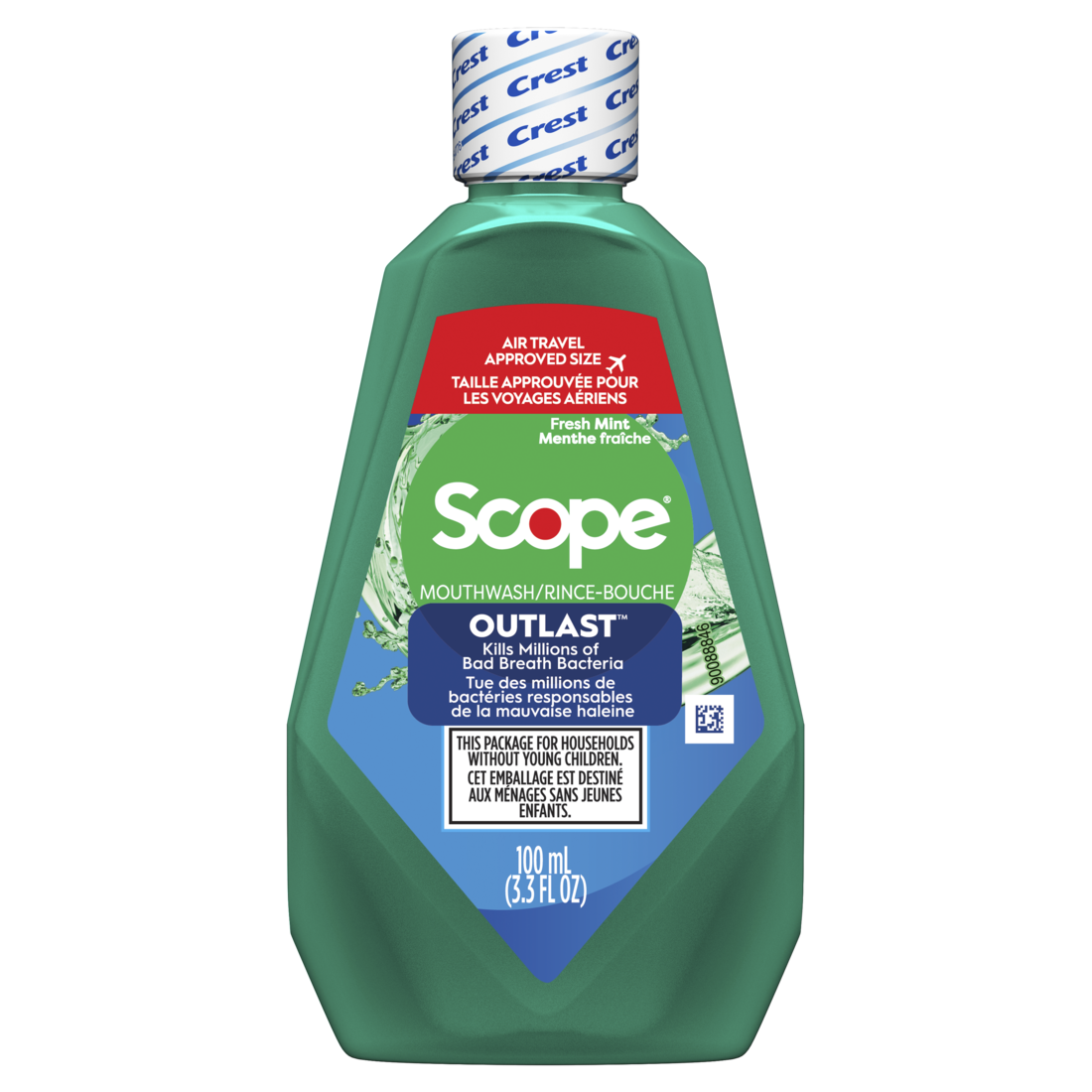 Crest Scope Mounthwash Outlast Fresh Mint(100ml)