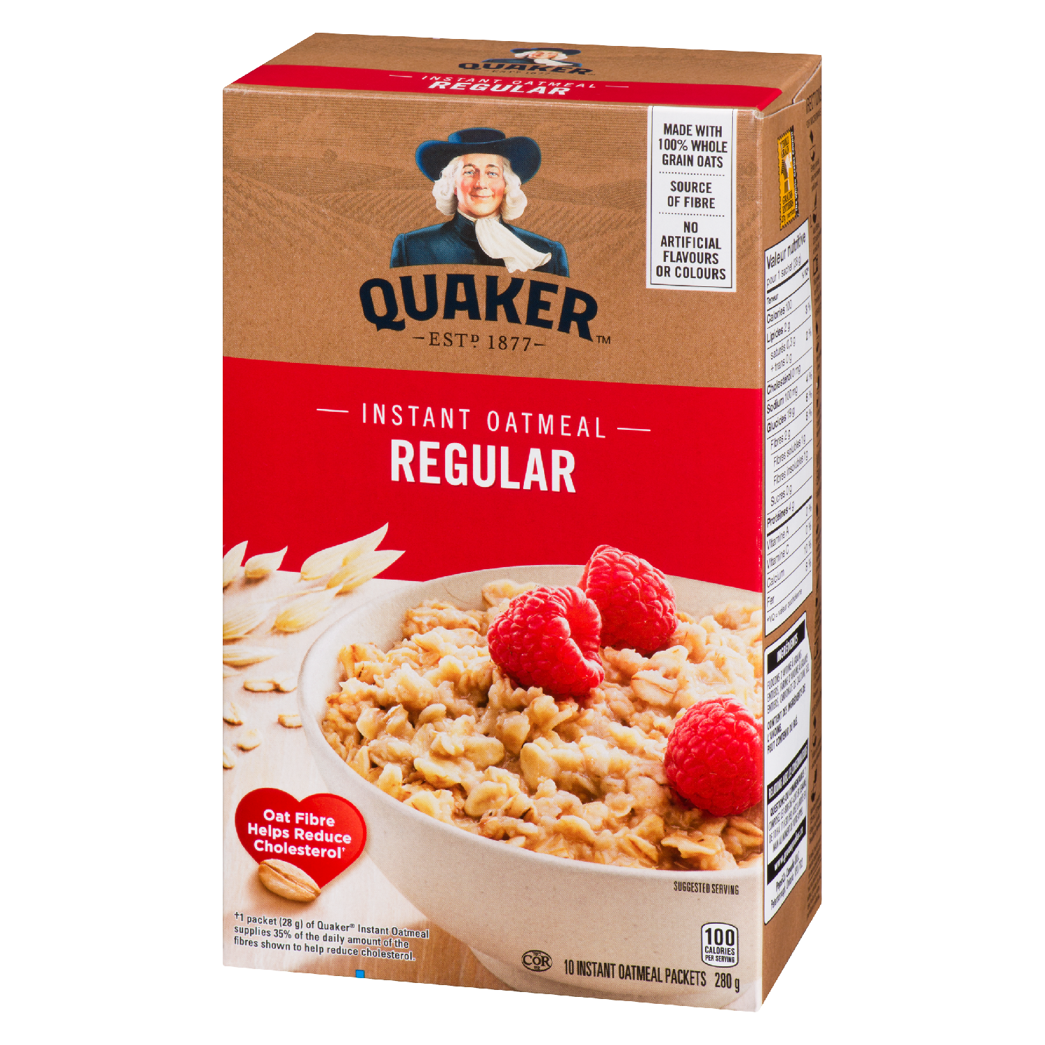 Quaker Instant Oatmeal Regular (280g)