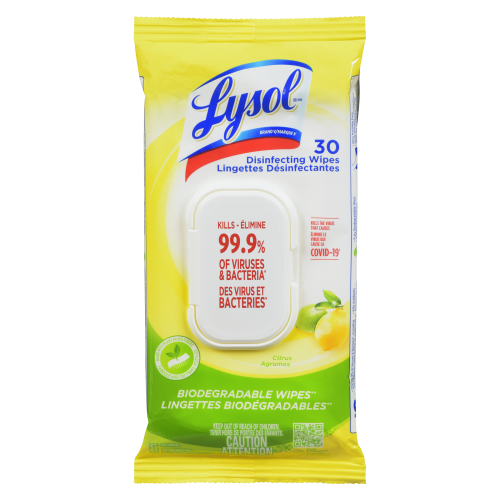 Lysol Disinfecting Wipes Citrus  (30 ct)