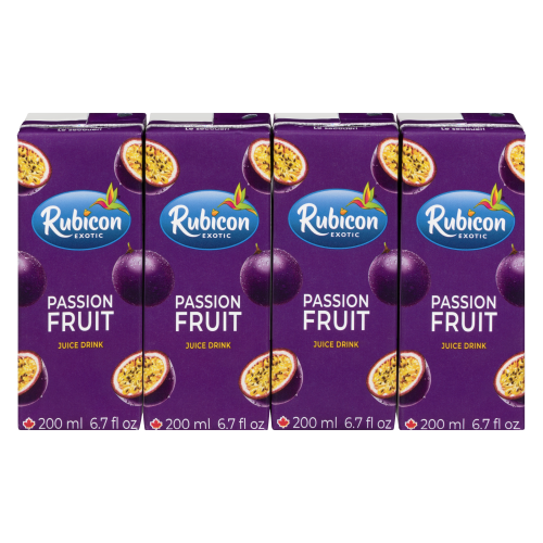 Rubicon Passion Fruit Juice Tetra(4x200ml)