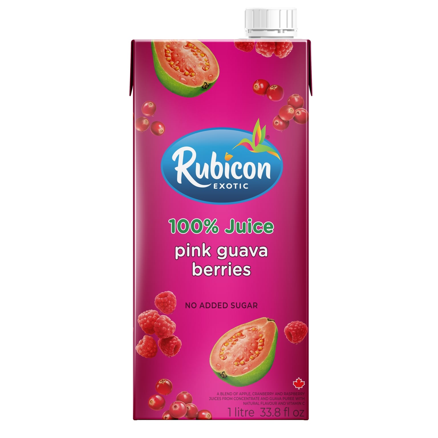 Rubicon Pink Guava Berries 100% Juice (1L)