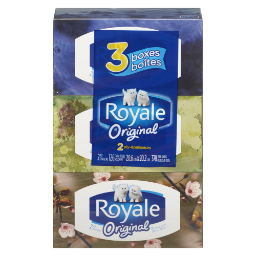 Royale Tissue 3Pack 2Ply 126 Sheets (126s)