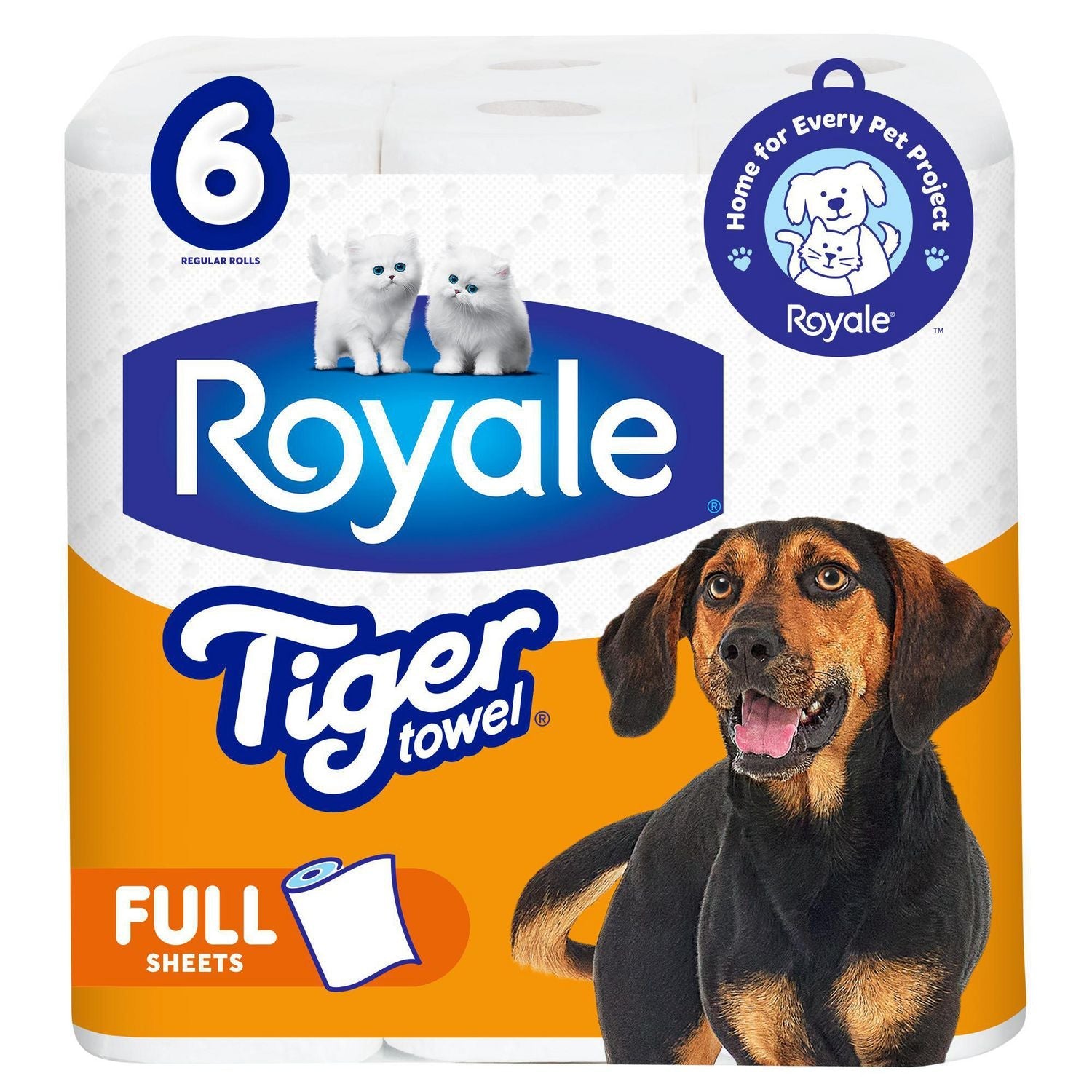 Royale Tiger Paper Towels 2Ply 36S FS (6Rolls)