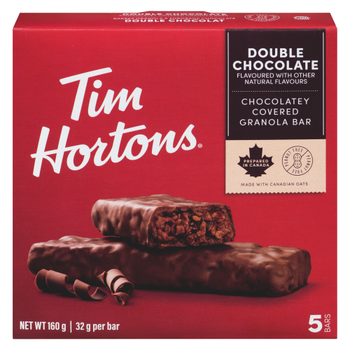 Barre granola double chocolat Tim Hortons (5 x 32 g)