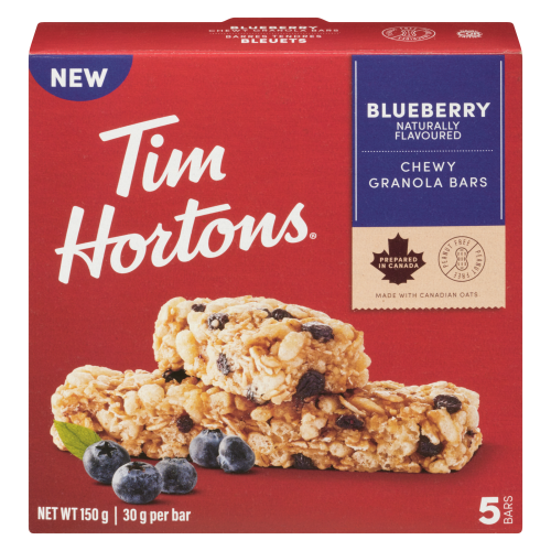 Tim Hortons Blueberry Chewy Granola Bar (5x30g)