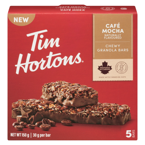 Tim Hortons Cafe Mocha Chewy Granola Bar (5x30g)