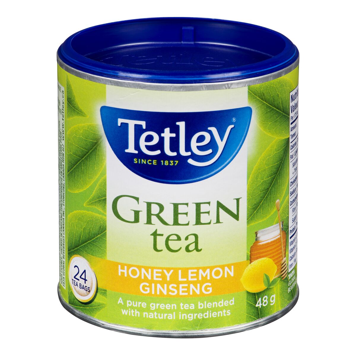 Thé vert Tetley Miel Citron Ginseng 24 sachets (48 g)