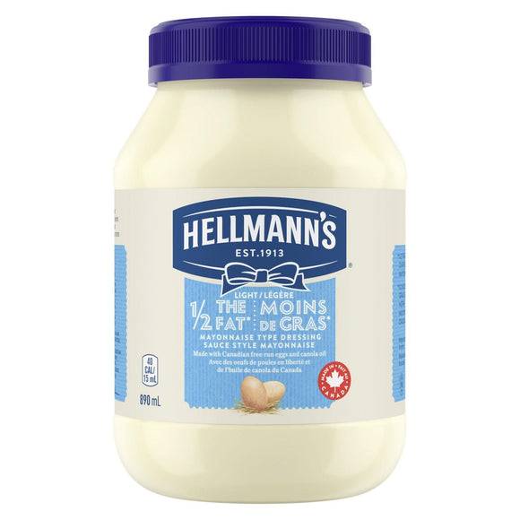 Hellmann's 蛋黄酱 1/2 脂 (890 毫升)