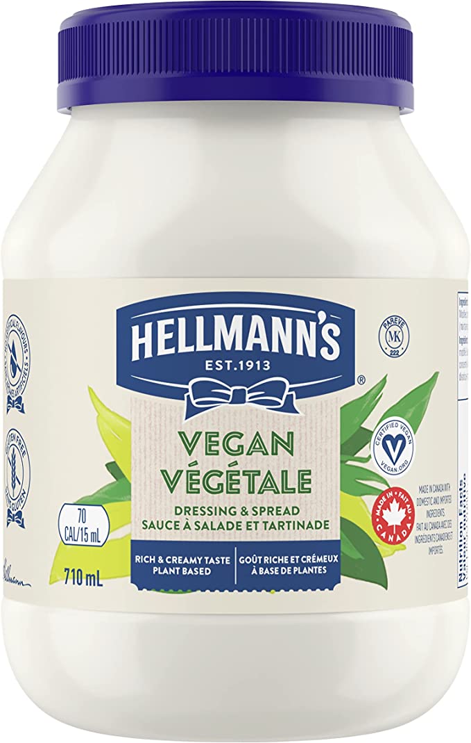 Sauce à tartiner végétalienne Hellmann's (710 ml)