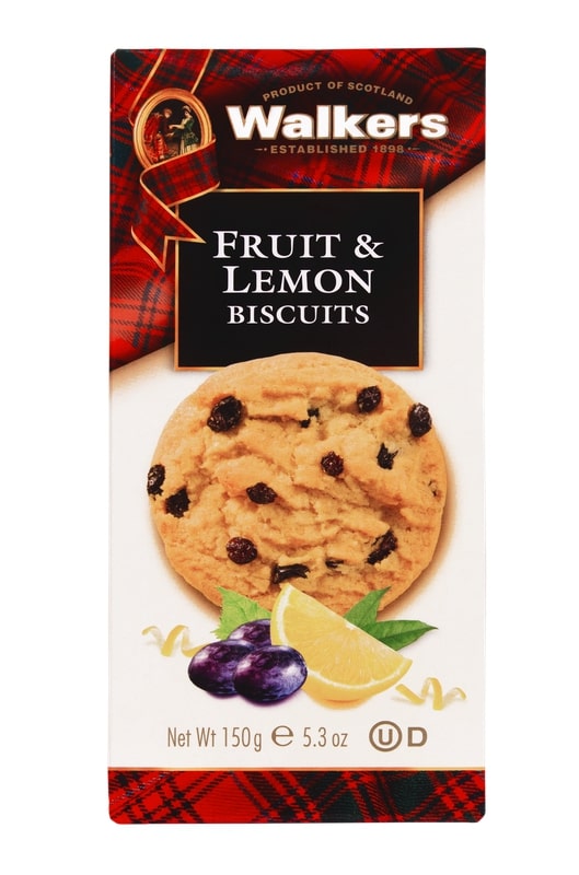 Biscuits aux fruits et au citron de Walker (150 g)