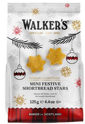 Walker's Mini Festive Shortbread Star(125g) - Brandco Direct Inc