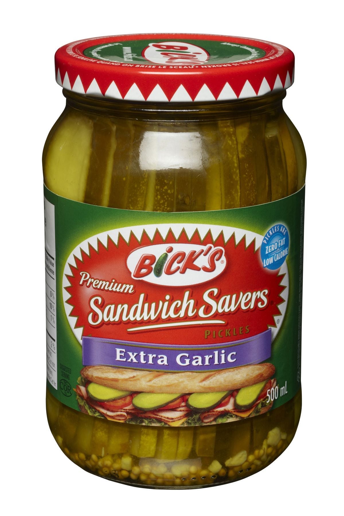 Bicks Premium Extra Garlic Savers Pickles (500ml)