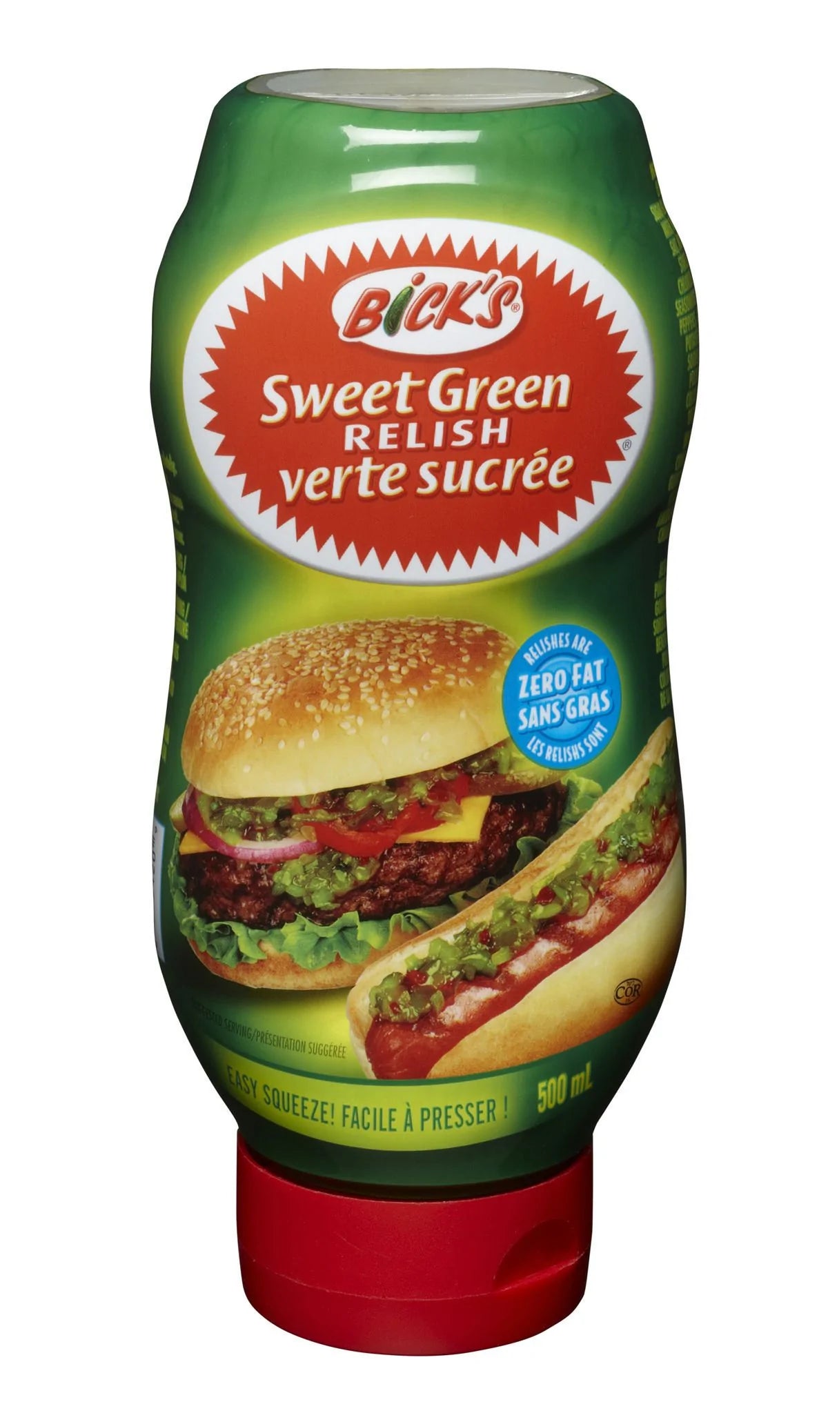 Bicks Sweet Green Relish Squeeze (500ml)