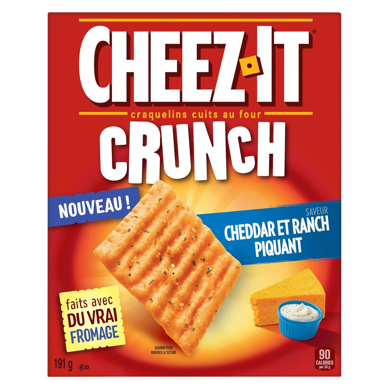 Croustillant au cheddar et au ranch Cheez-It (191 g)